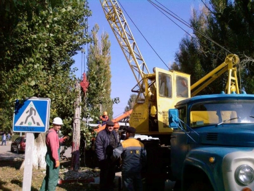 В Армянске появились светодиодные фонари