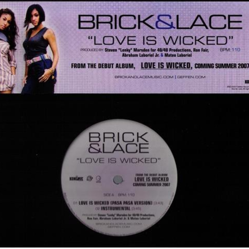 Brick lace. Brick Lace Love is Wicked. Wicked Brick.